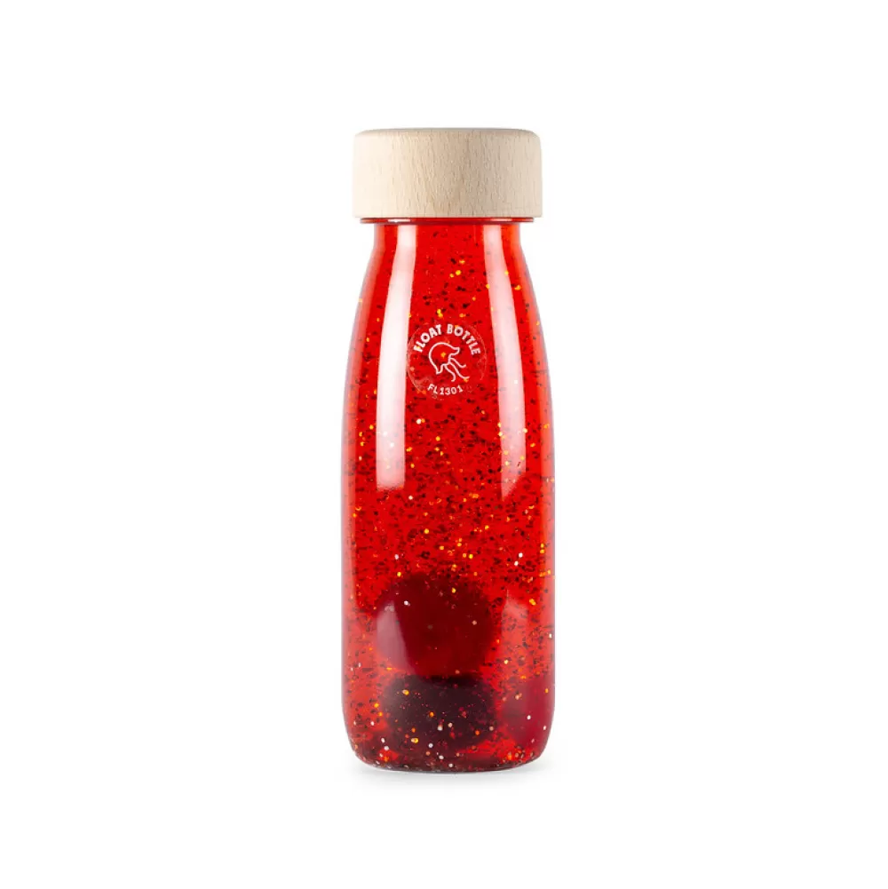 Shop Botella Sensorial Flotante Roja Juguetes Sensoriales