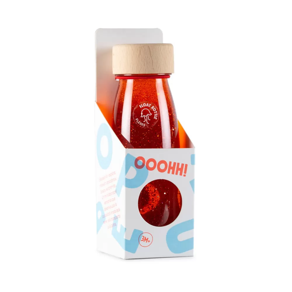 Shop Botella Sensorial Flotante Roja Juguetes Sensoriales