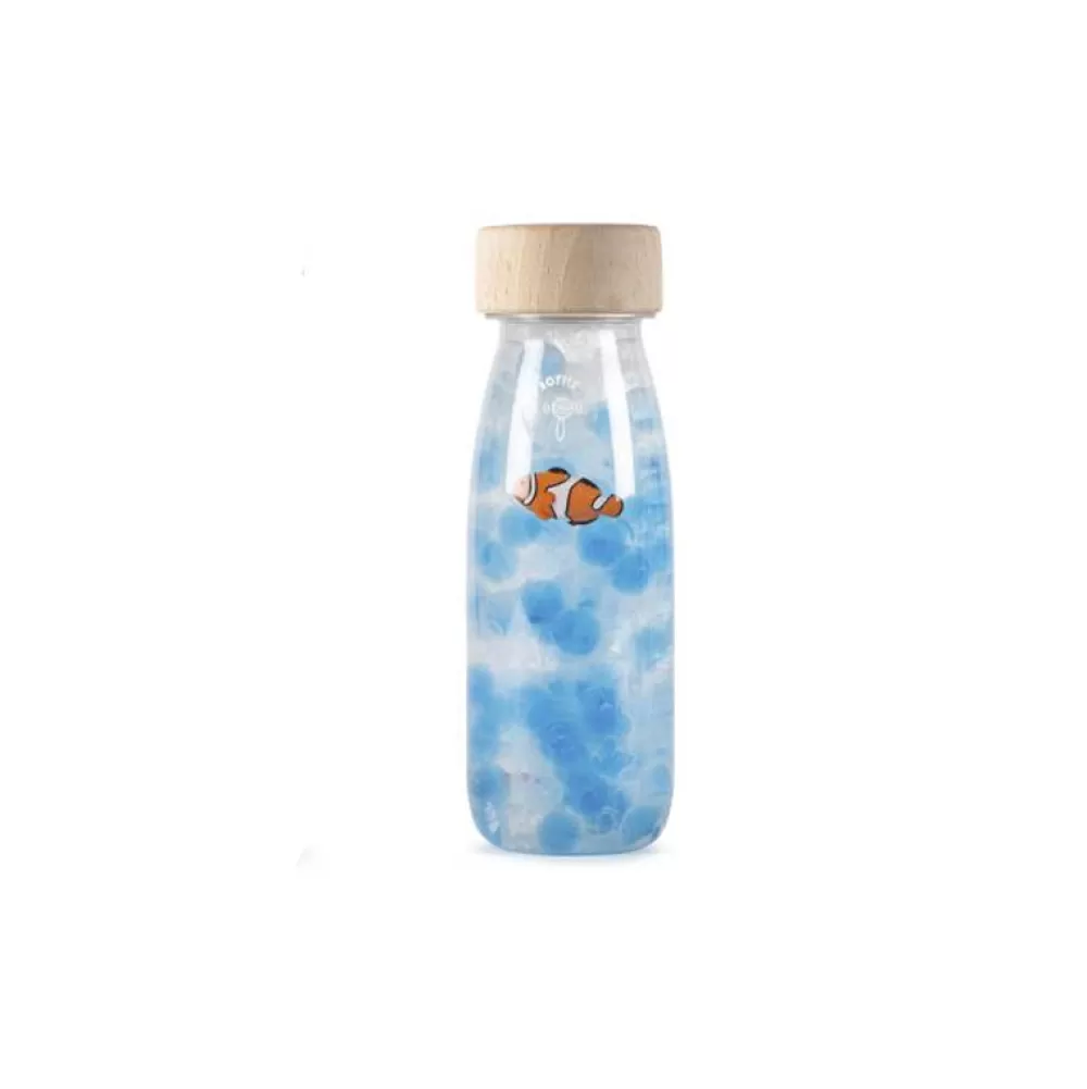 Store Botella Sensorial Sonidos Pez Azul Juguetes Sensoriales