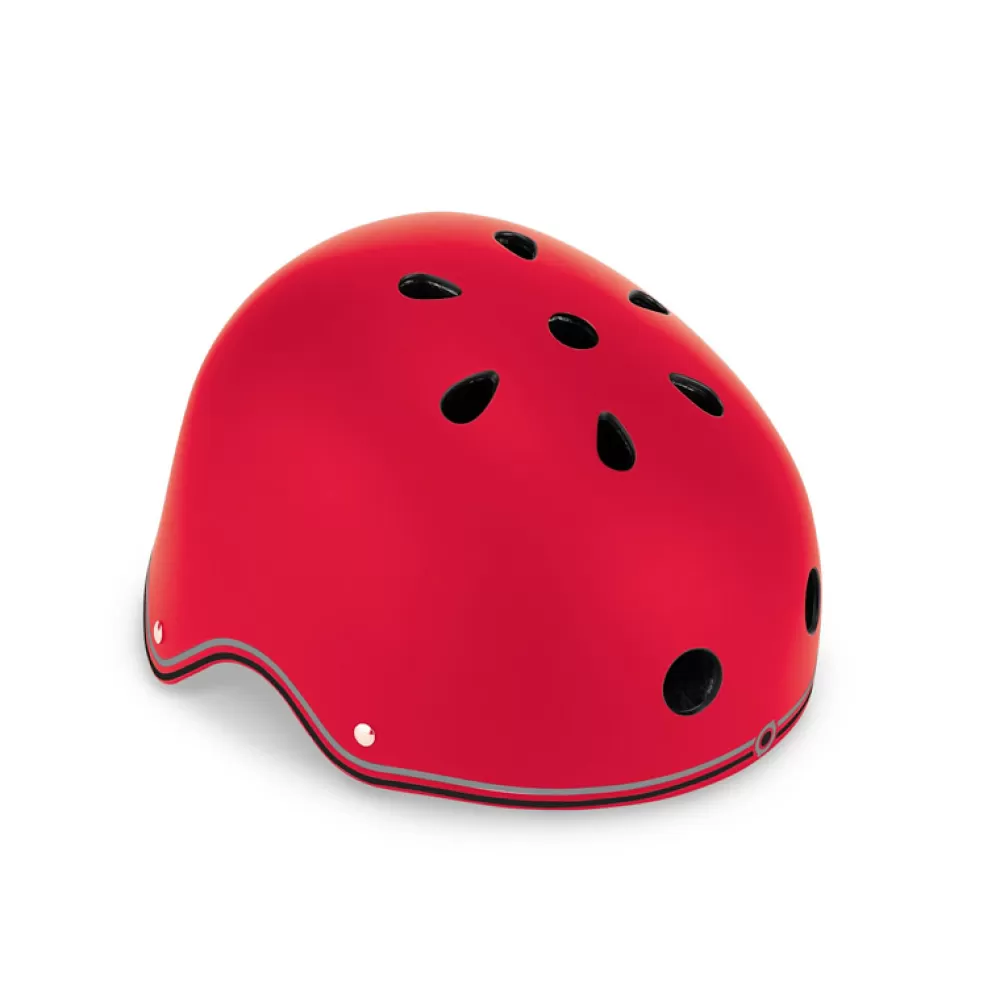 Fashion Casco Junior Con Luces Rojo Bicicletas, Patinetes Y Triciclos