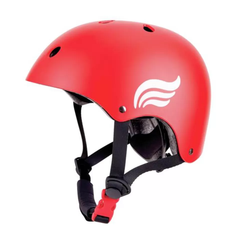 Outlet Casco Para Aventuras Rojo Bicicletas, Patinetes Y Triciclos