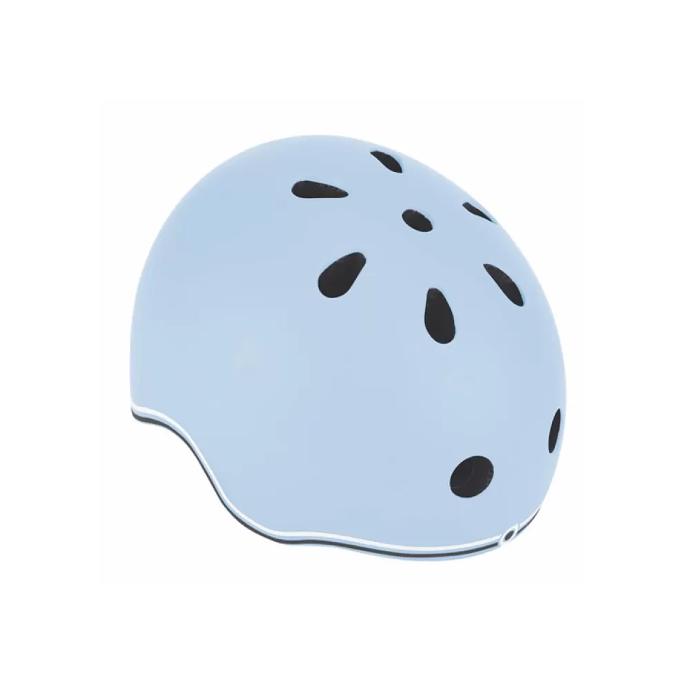 Clearance Casco Pequeno Con Luces Azul Pastel Bicicletas, Patinetes Y Triciclos