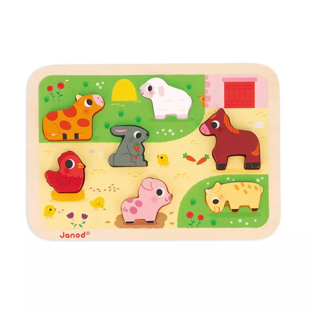 Flash Sale Chunky Puzzle La Granja Puzzles Y Encajables