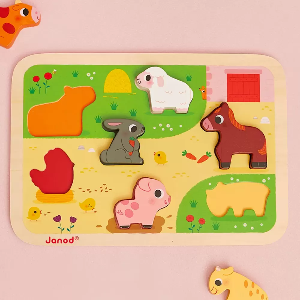 Flash Sale Chunky Puzzle La Granja Puzzles Y Encajables