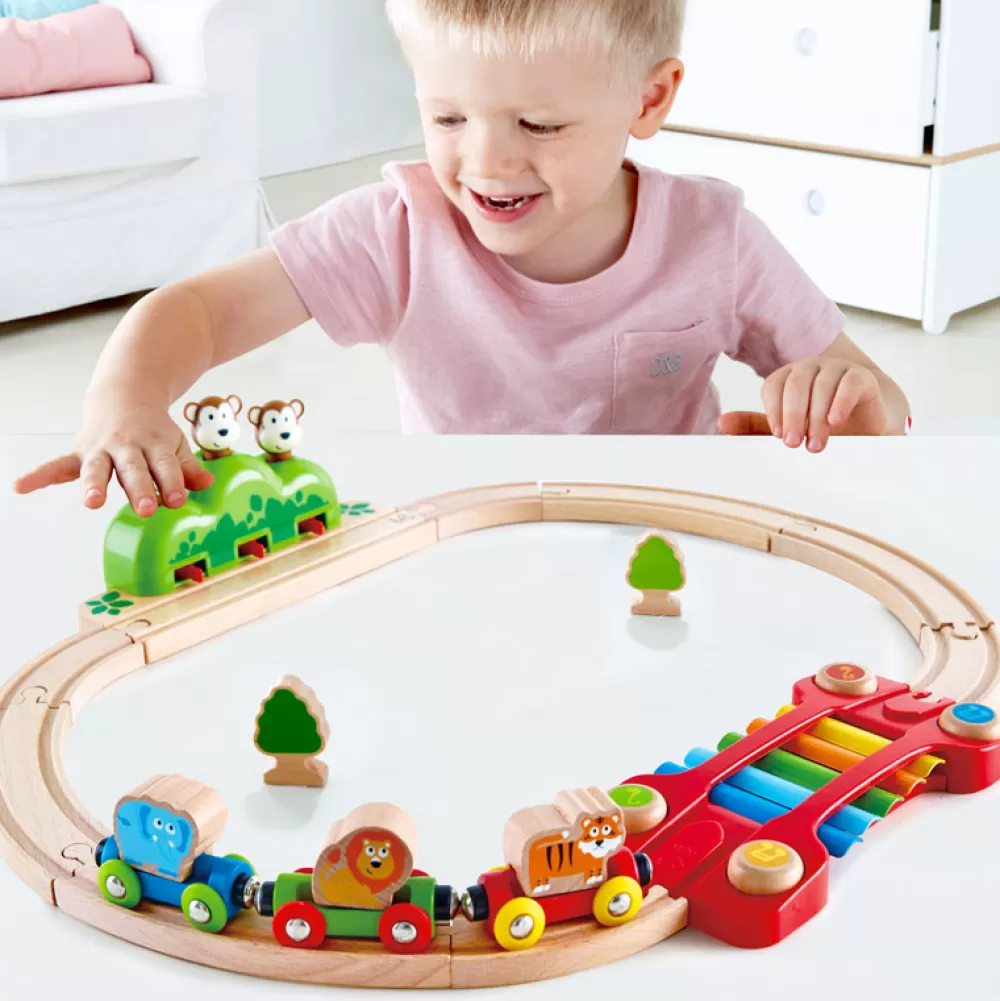 Best Circuito Infantil: Tren Músical Con Monos Coches Y Trenes