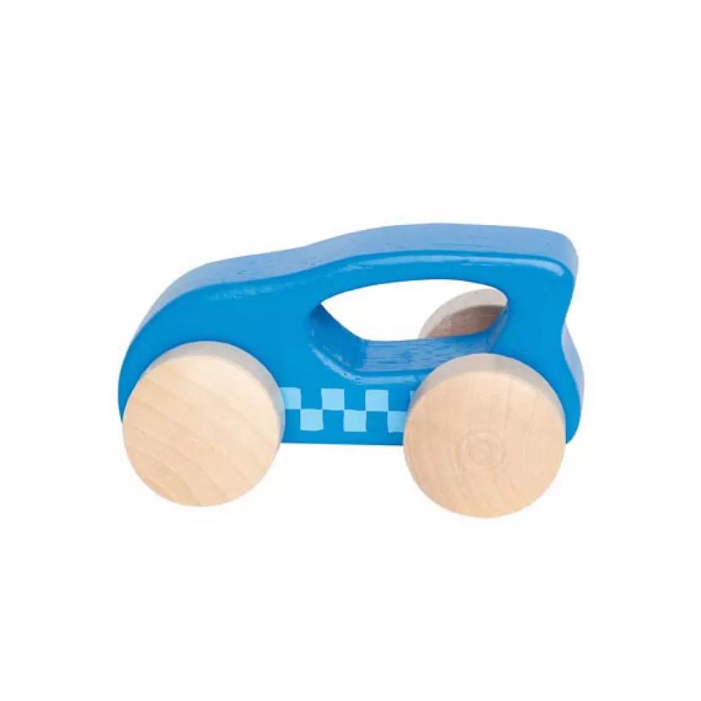 Flash Sale Coche De Madera Azul Coches Y Trenes