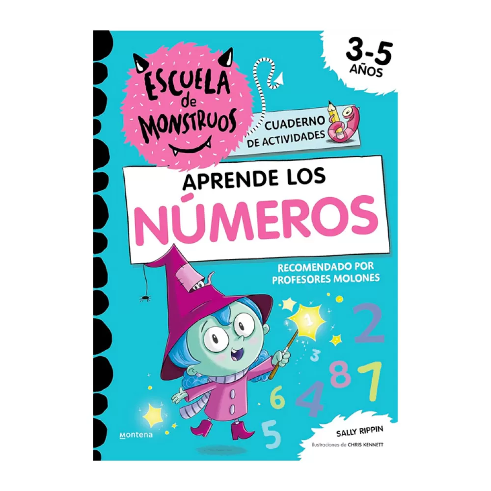 Best Sale Cuaderno Escuela De Monstruos: Aprende Los Numeros Libros De Conocimientos