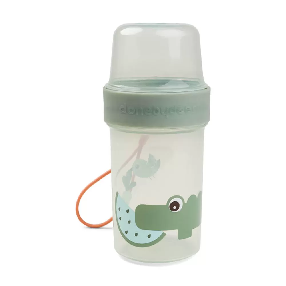 Outlet Dispensador Doble Croco Verde Fiambreras Infantiles