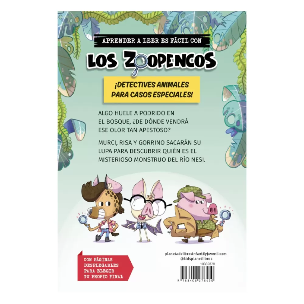 New Los Detectives Zoopencos 1: El Monstruo Del Rio Nesi Libros En Mayúsculas