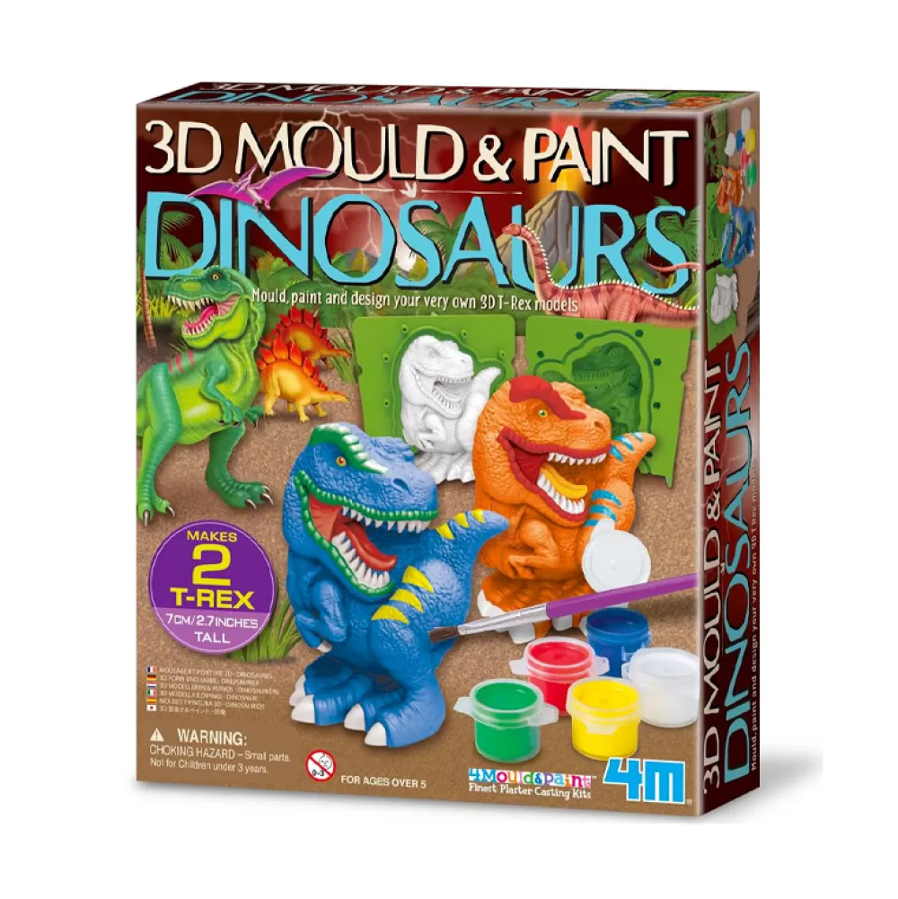 Discount Moldea Y Pinta En 3D Dinosaurios Manualidades