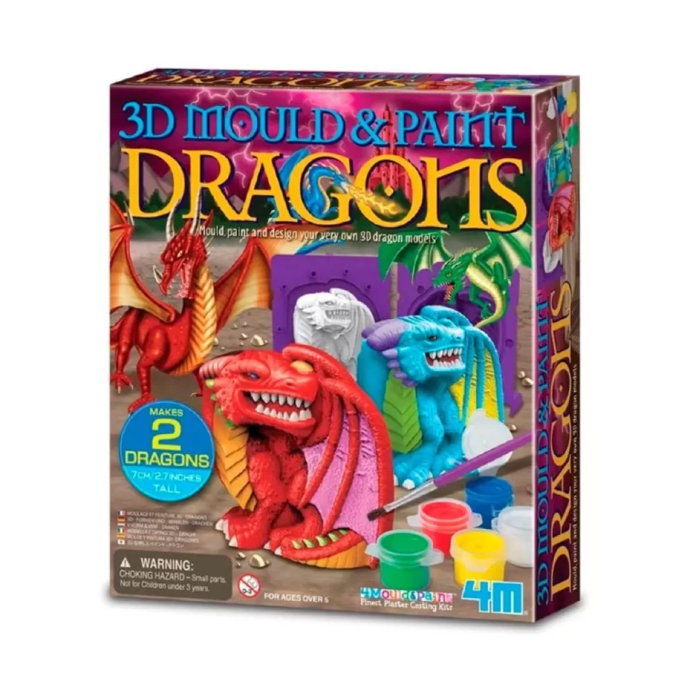 Cheap Moldea Y Pinta En 3D Dragones Manualidades