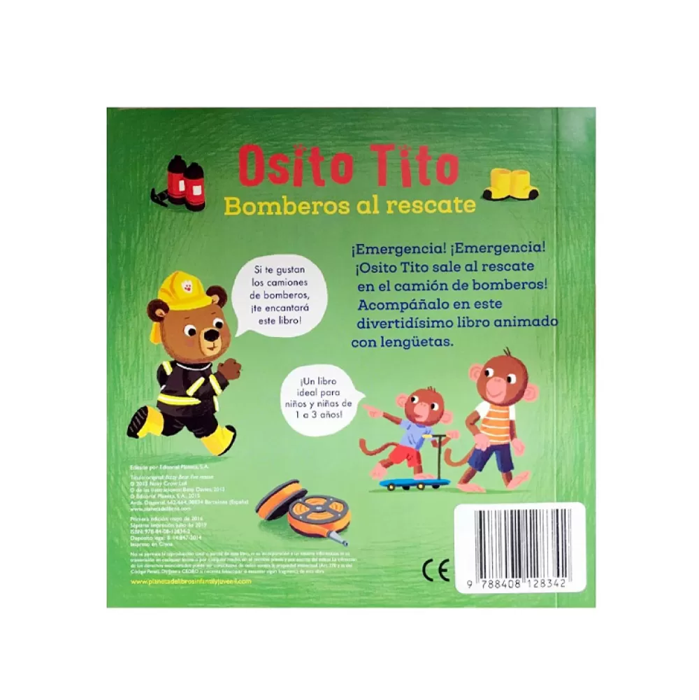 Store Osito Tito: Bomberos Al Rescate Libros Animados Y Pop-Up