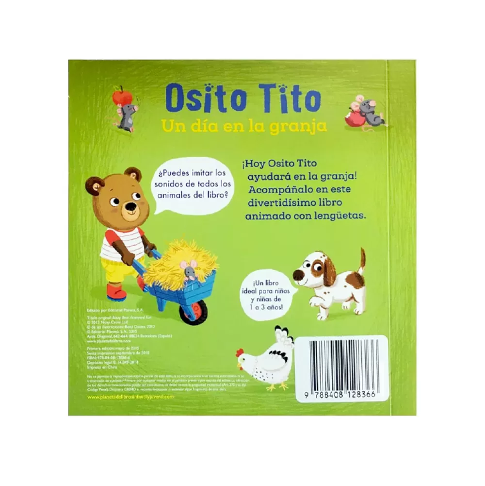 Best Sale Osito Tito: Un Dia En La Granja Libros Animados Y Pop-Up