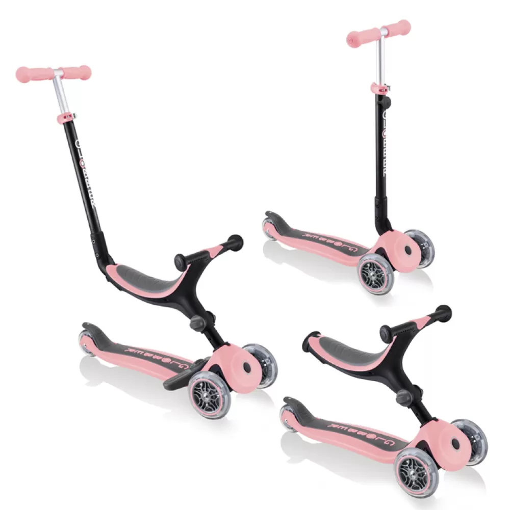 Store Patinete Evolutivo Go Up Plegable Plus Rosa Pastel Bicicletas, Patinetes Y Triciclos