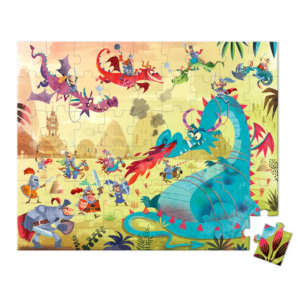 Best Sale Puzzle Dragones: 54 Piezas Puzzles Y Encajables