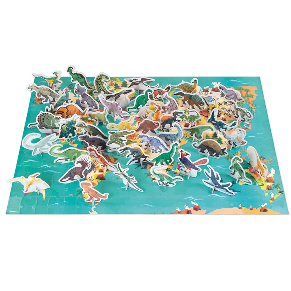 Outlet Puzzle Educativo: Los Dinosaurios Puzzles Y Encajables