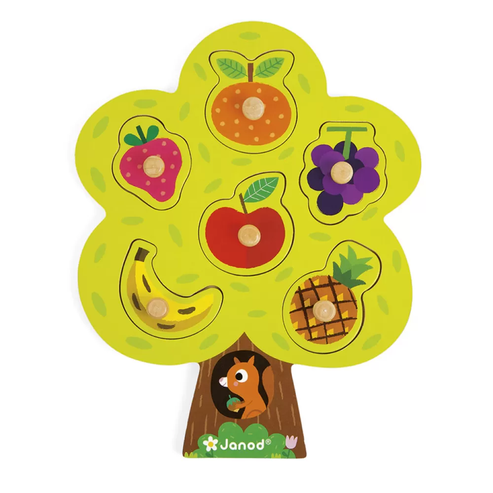 Online Puzzle Encajable Con Pomo: Arbol Goloso Puzzles Y Encajables