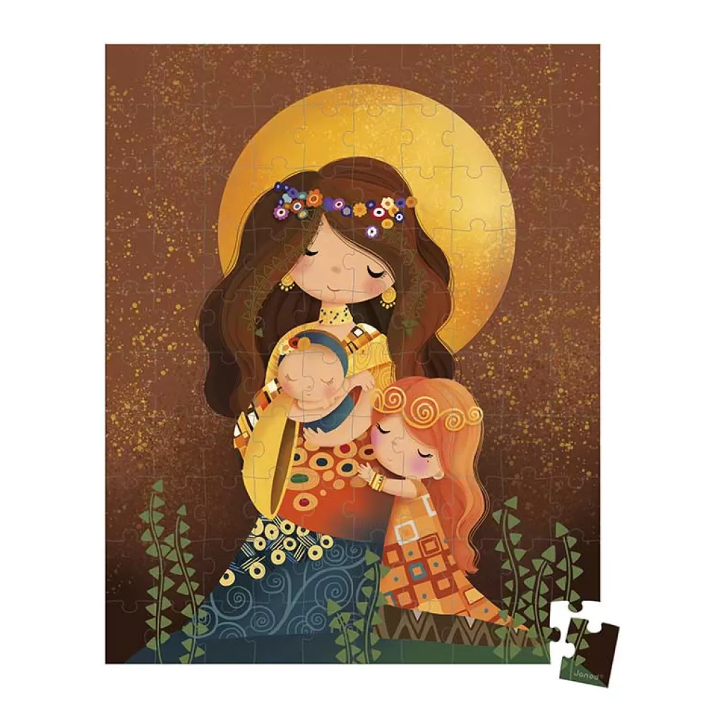 Clearance Puzzle Inspired By Klimt: 100 Piezas Puzzles Y Encajables