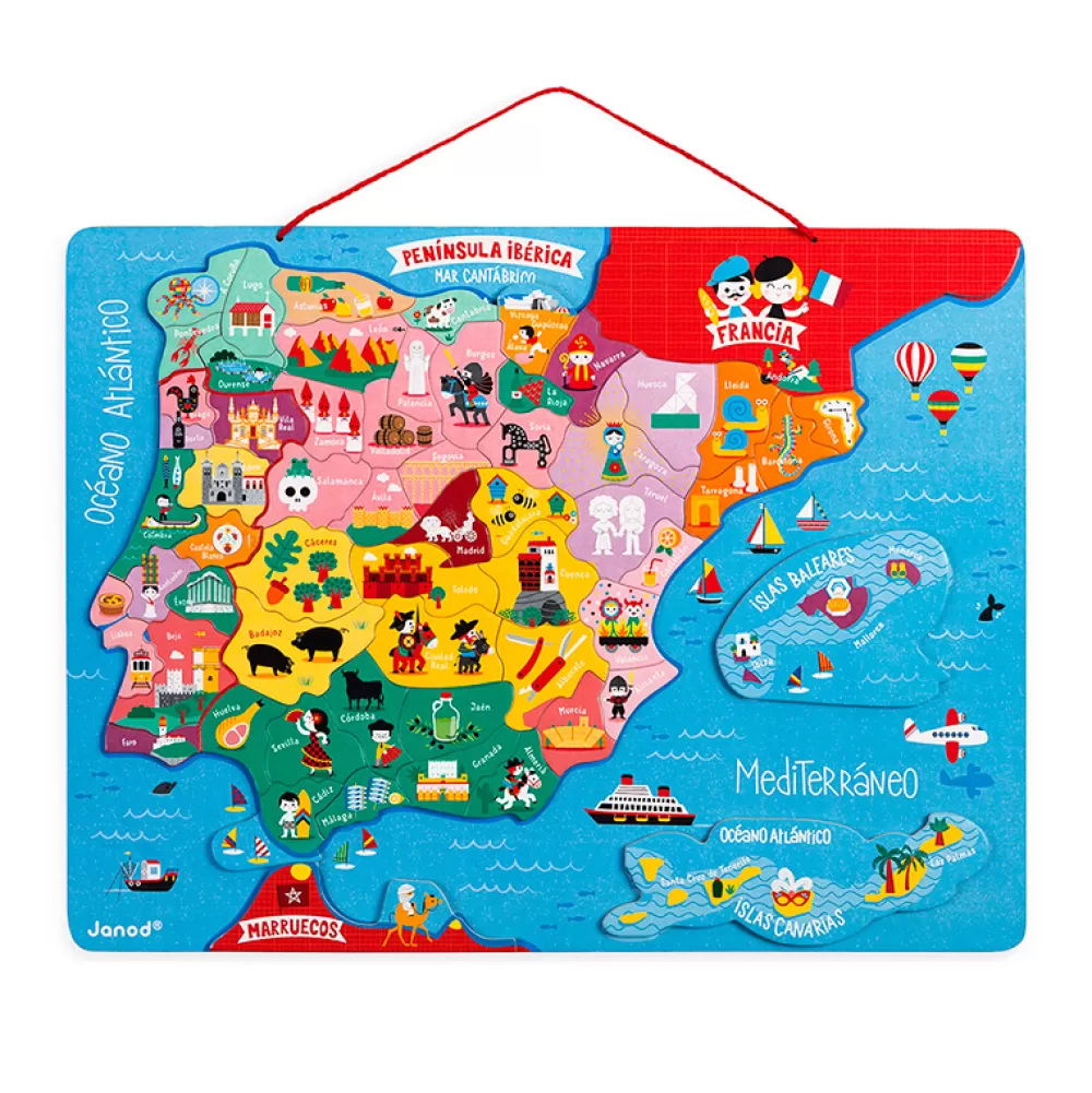 Store Puzzle Magnetico De Espana Puzzles Y Encajables