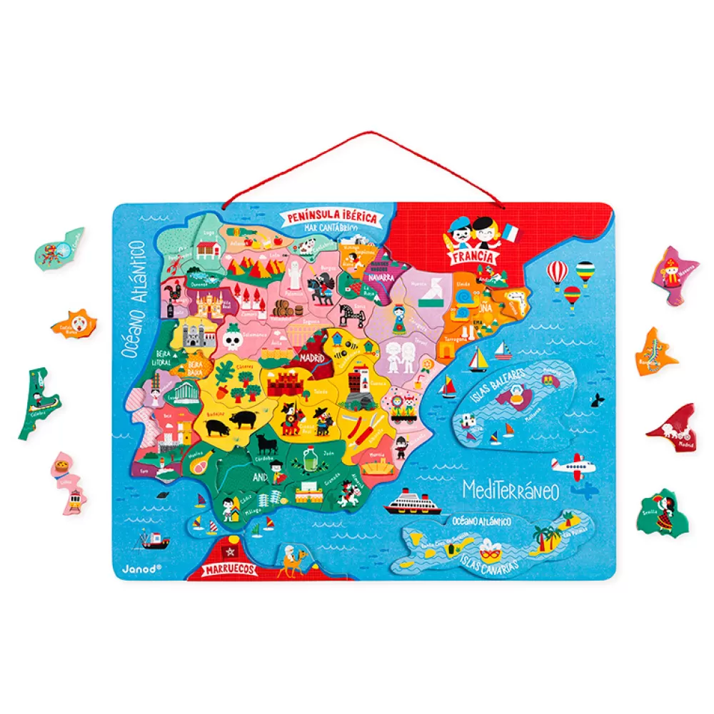 Store Puzzle Magnetico De Espana Puzzles Y Encajables