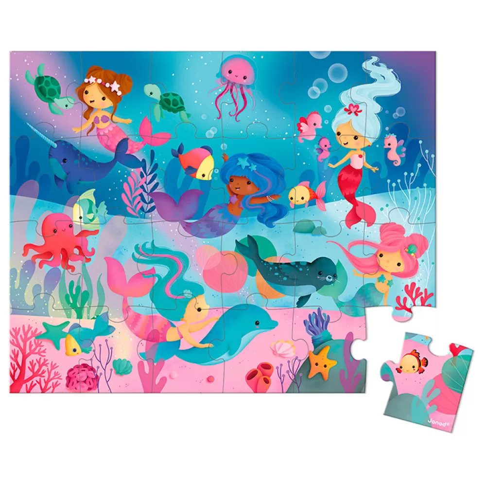 Store Puzzle Sirenas: 24 Piezas Puzzles Y Encajables