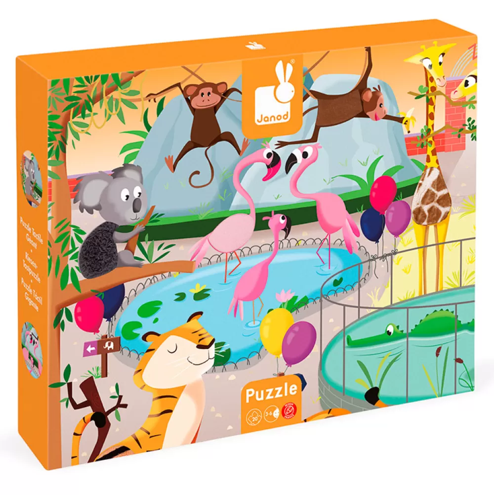 Best Puzzle Tactil Gigante En El Zoo: 20 Piezas Juguetes Sensoriales