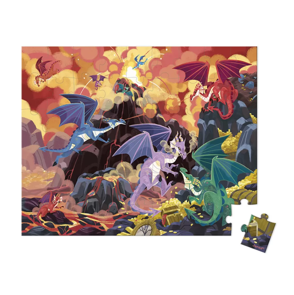 Discount Puzzle Tierra De Dragones: 54 Piezas Puzzles Y Encajables