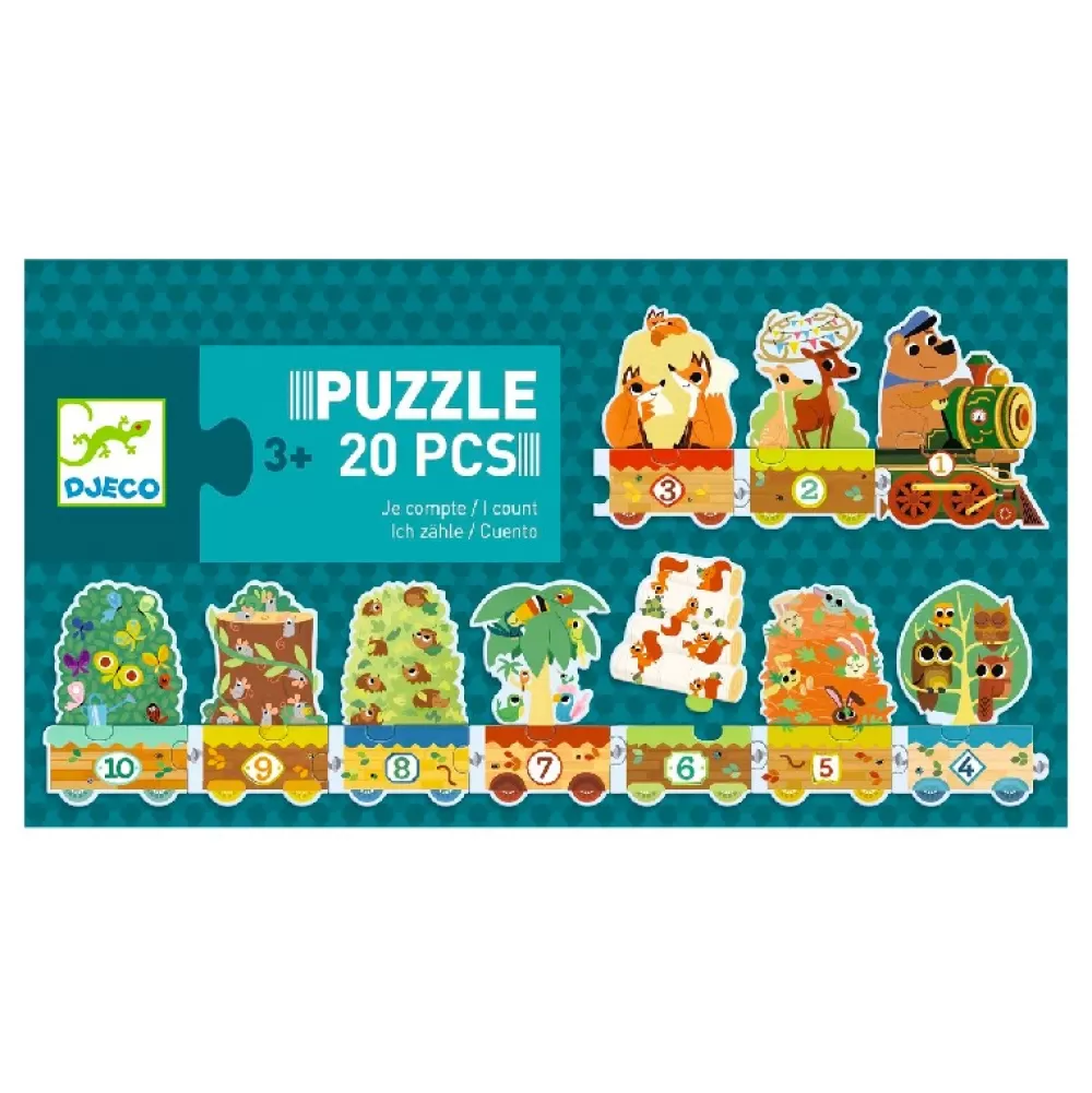 New Puzzle Vamos A Contar 20 Piezas Puzzles Y Encajables