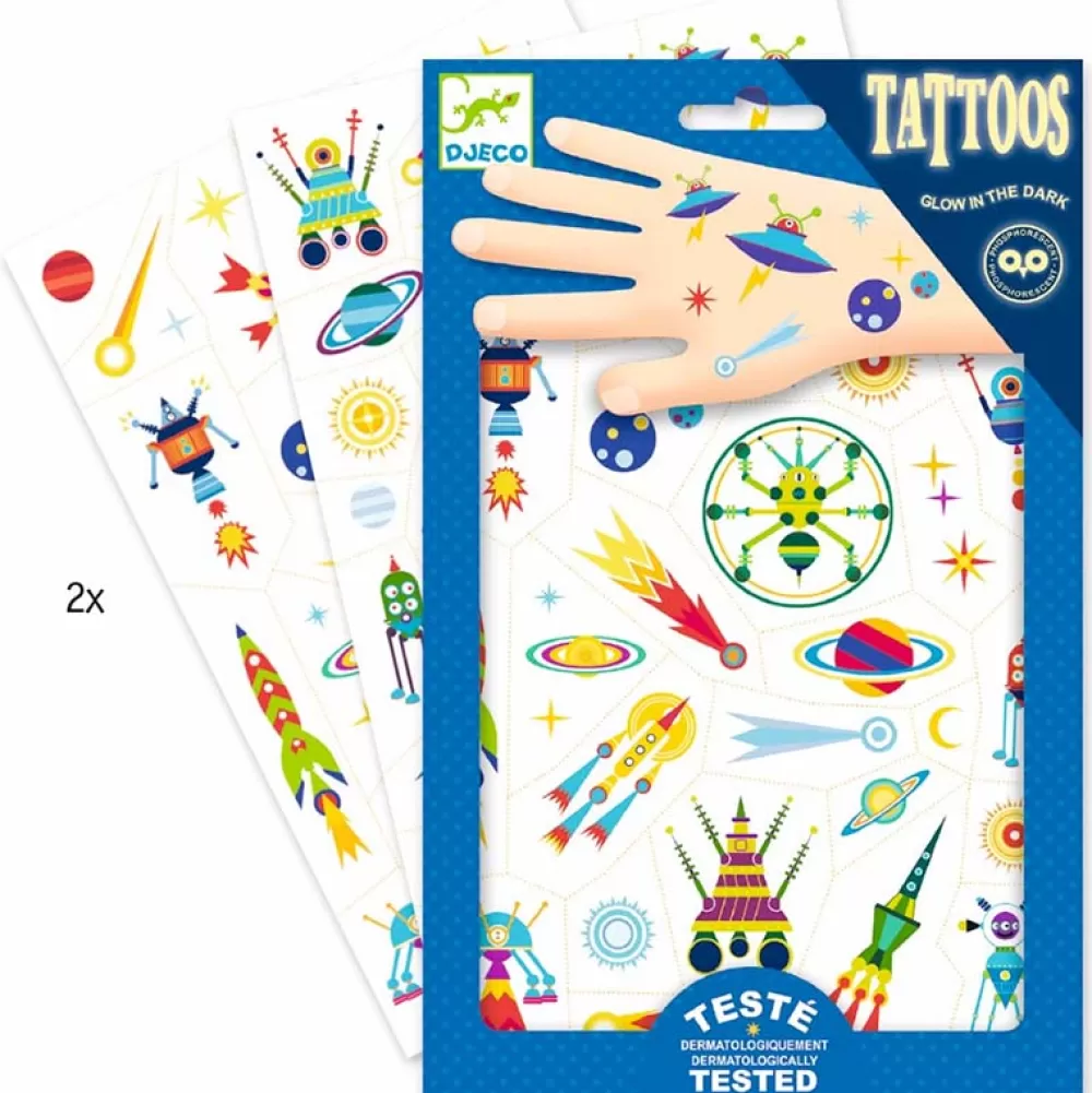 Cheap Tatuajes Fluorescentes El Espacio Manualidades