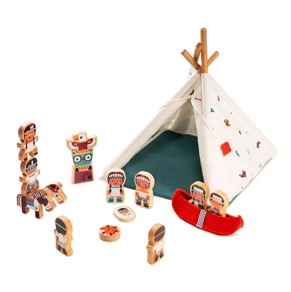 Discount Tribu De Indios Con Tipi Muñecas Y Muñecos